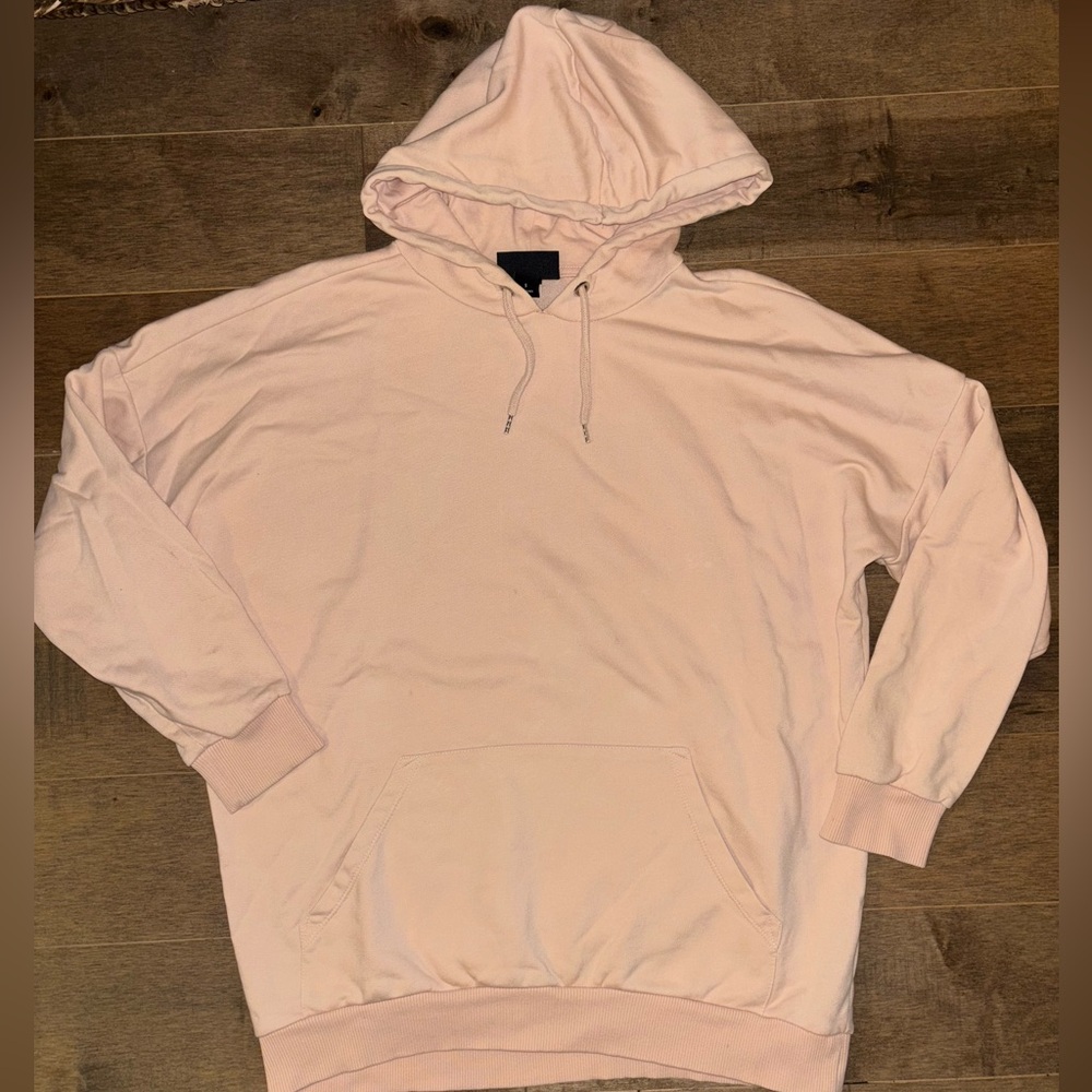 Monki Light Pink Hoodie Sweater